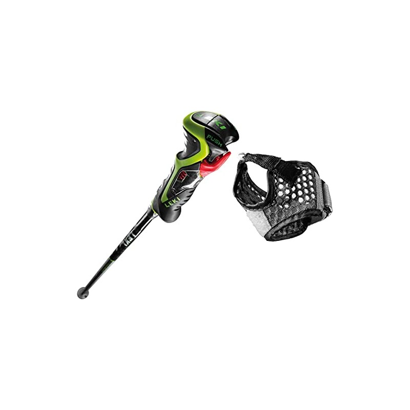 Leki Sporting Goods, Black/Light Green/White, 110