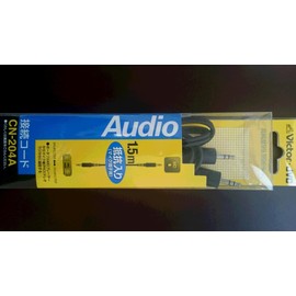 JVCKENWOOD CN-204A Victor Stereo Mini Plug, R, Stereo Mini Plug, 3.9 ft (1.5 m)