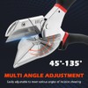 Multi Angle Miter Shears Cutter, Trim Cutter with 10 Blades,