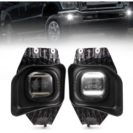 BUNKER INDUST LED Fog Light with Daytime Running Lights for Ford F250/F350/F450 2011 2012 2013