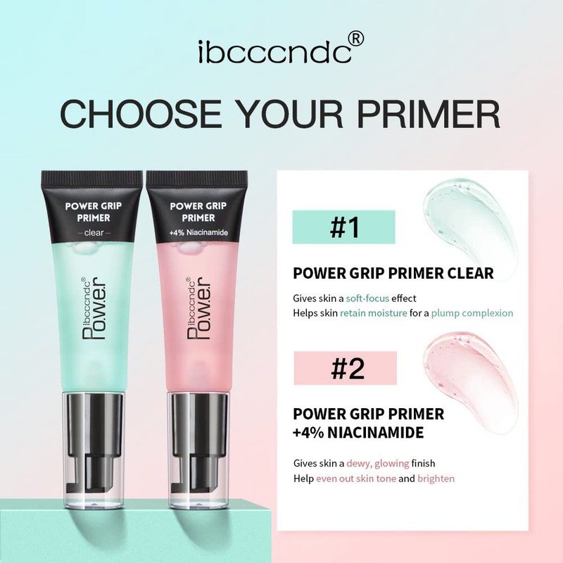 Power Grip Primer + 4% Niacinamide, Hydrating Face Primer, Evens