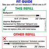 Jaymo Replacement for Waterman 834264 - Measures 4.4 in /