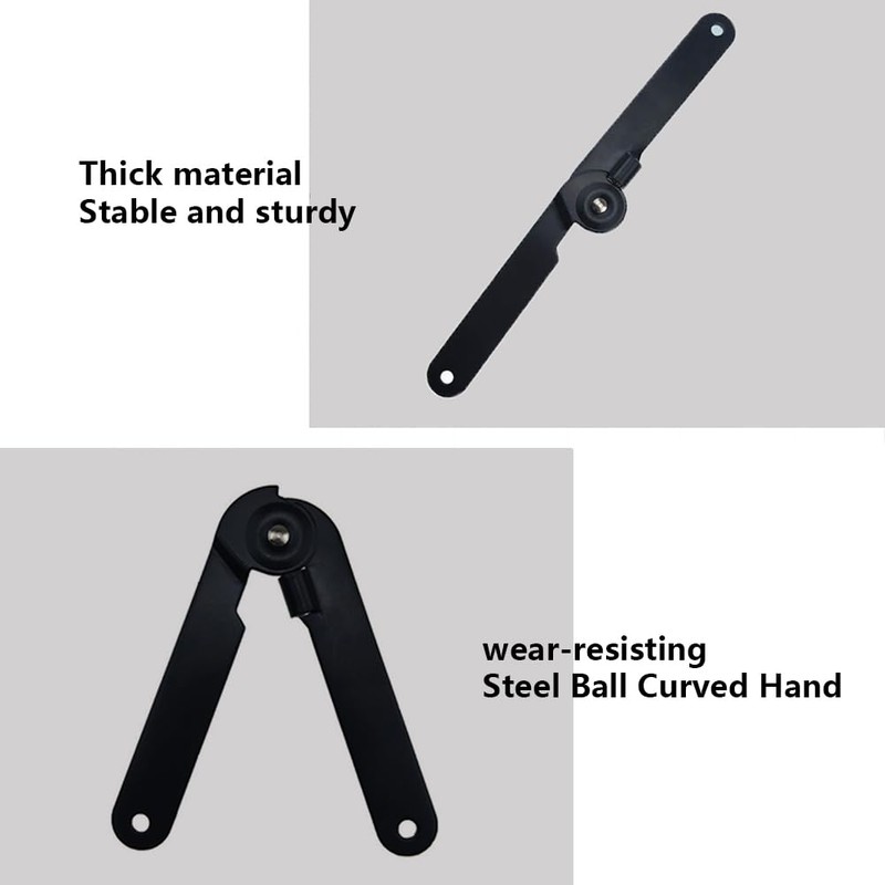 ONEBO 4 Hinges for Cabinet Doors, Folding Hinges, Heavy Duty