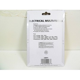 Cal-Hawk Multi Meter AC/DC Digital Continuity Tester Volt Amp Ohmns Multi Function Hand