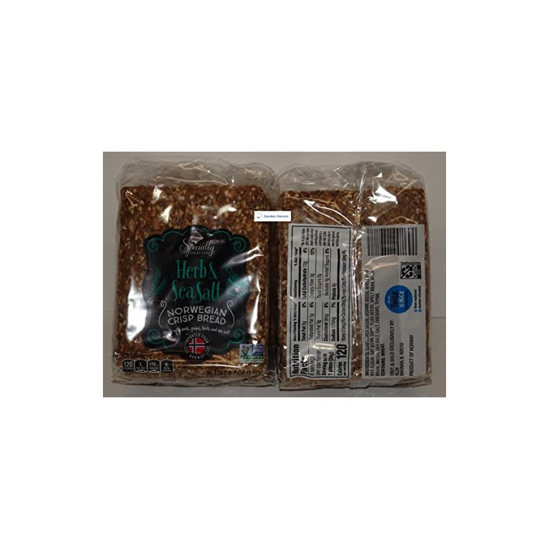 Specially Selected Sea Salt Norwegian Crisp Bread 6.7oz 190g (Two