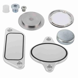 Acouto EGR Plug Reemplazo con Juego de Juntas - Enfriador EGR Elimina las Piezas de Repuesto del Motor Automotriz - Apto para Cum-mins ISX CM871      