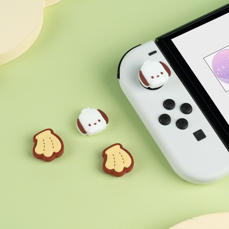 Yocore Thumb Grips, Soft Silicone Joystick Caps for Switch/OLED/Switch Lite,