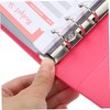 Parliky Notebook Budget Binder Set PVC Zipper Envelopes School Supplies