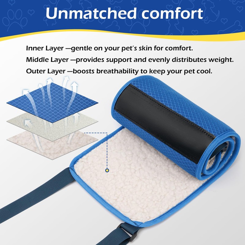 Adjustable Dog Lift Harness with Fixing Strap — Dog Lift