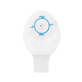 ConvaTec 020922 Little Ones One-Piece Drainable Pouch with Cut-to-Fit Stomahesive Skin Barrier, Transparent, 5/16" - 2" Stoma Opening, Pack of 15