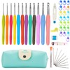 Aucuu Crochet Hooks Set, 12 Sizes Crochet Hooks, 47 Pack