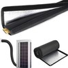 3-Layer HVAC Copper Pipe Insulation Cover, 72''x10.2'' 600D Oxford AC