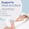 Restorology Pregnancy Pillow 60" C-Shaped Maternity Pillow for Sleeping White
