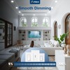 Amico 4 Pack 5 Inch 5CCT Ultra-Thin LED Canless Recessed