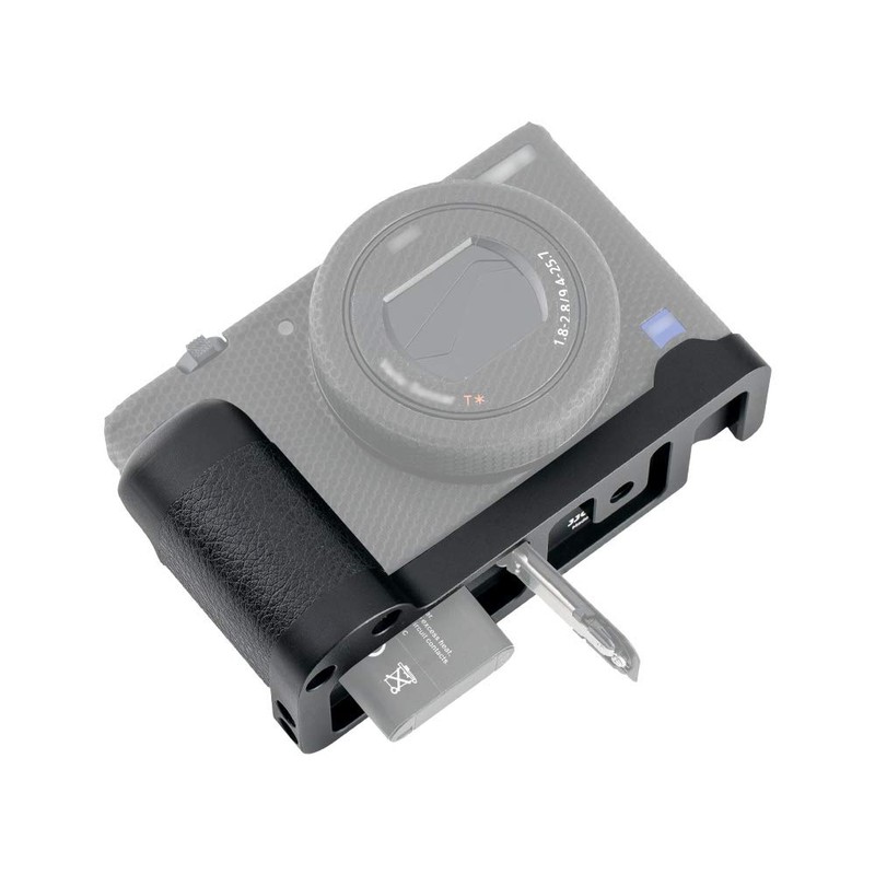 JJC Metal Hand Grip L Bracket Holder for Sony ZV-1