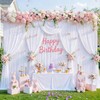 10x10ft White Backdrop Curtain for Parties Wedding, Curtain Backdrop for
