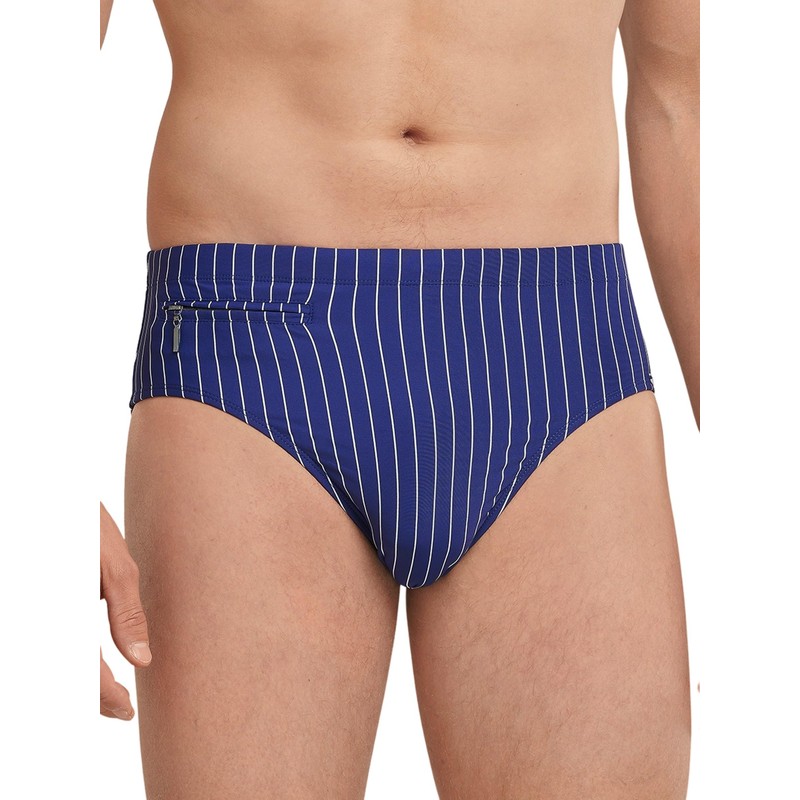 Schiesser Men's Briefs Comfort Swimming Trunks, black