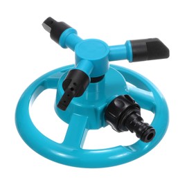 M METERXITY Lawn Sprinkler, 360 Degree Automatic Rotating Garden Water Sprinklers for Yard/Underground Irrigation System, Adjustable Watering Sprayer [Blue]