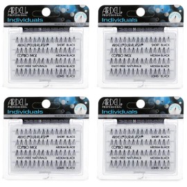 Ardell False Eyelashes Combo Pack of 4 Reusable Natural Customizable Falsies