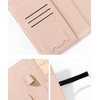 NQQNQQ RFID-Blocking Leather Travel Wallet & Passport Holder with Zipper