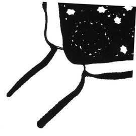 IWOWHERO 2pcs Unique Crochet Triangle Hair Scarf for Women for Parties Proms Daily Style