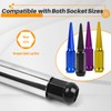 MIKKUPPA Spike Lug Nuts Socket Key - Solid Socket with
