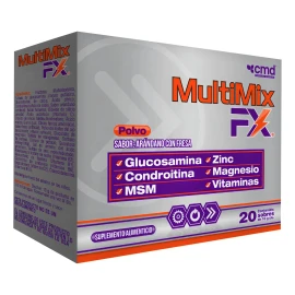 Multimix Fx Para La Salud De Tus Articulaciones. Glucosamina Arandano Con Fresa