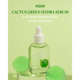 YADAH Cactus Green Hydra Serum (1.01fl oz) - Hydration, Oil-Moisture Balance, Strengthen Skin Barrier. Niacinamide, Adenosine.