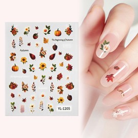 QIUTIMIY 3 Sheets Nail Art Stickers Decals Self-Adhesive 5D Embossed Nail Design Supplies Accessories(Celebration Bunnies)