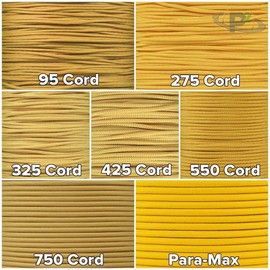 Paracord Planet 95, 275, 325, 425, 550, 750, and ParaMax Paracord – Tactical Cord for Outdoors