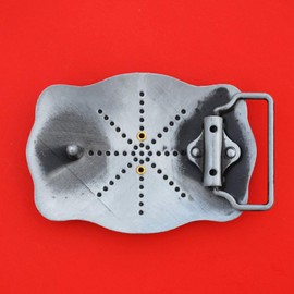 US 2008 Presidential Dollar BU Unc Coin Silver Tone Belt Buckle NEW - Beautiful Western Scroll Design -Martin Van Buren (1837~1841 Years Served)