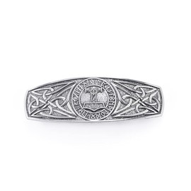 TEAMER Fashion Vintage Celtic Knot Hair Clip Metal Barrettes Hair Accessories Pattern Engraved Headwear Styling for Women
