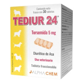 Tediur 24, 30 Tabletas Alphachem Perros