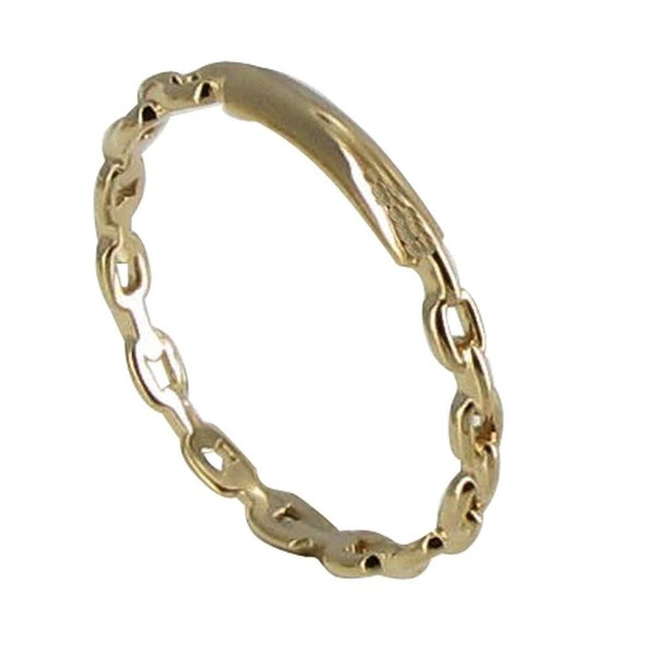 LES POULETTES BIJOUX - Gold Plated Small Ring Chain Bracelets