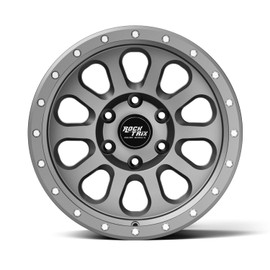 RockTrix RT111 20 inch Wheel Compatible with 2001+ Toyota Tacoma 6x5.5" (6x139.7) Bolt Pattern, 20x9 (+12mm Offset), 106.1mm Bore, Matte Gunmetal, Also fits 2002+ 4Runner, FJ Cruiser, 2022+ Tundra