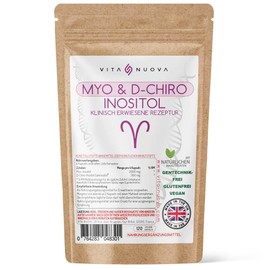 Myo & D Chiro Inositol - 120 Capsules - Supports Women with PCOS/PCO Syndrome - Improves Hormonal Balance & Ovarian Function - No Additives (120 Pieces (Pack of 1)