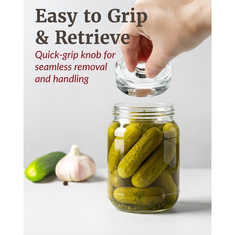 Elementi Fermentation Kit - Set of 2 Glass Easy Grip