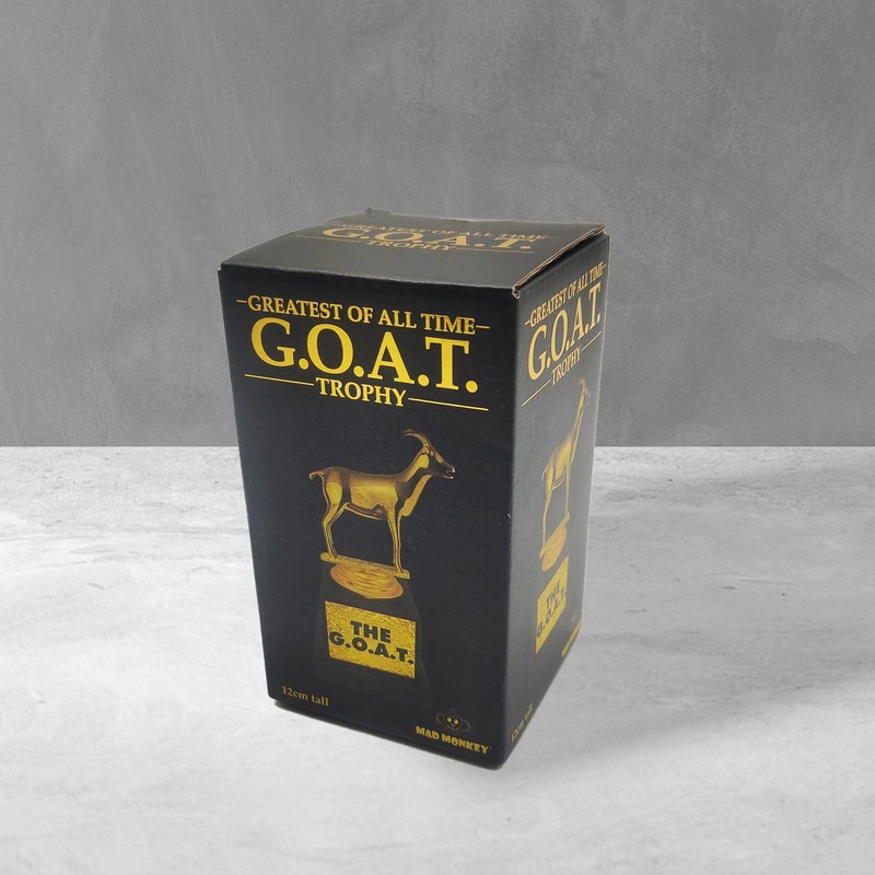 Mad Monkey 2000017 Decorative Trophy, Gold, Black