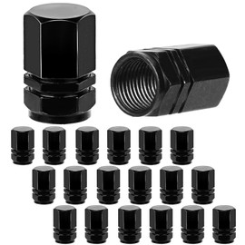 Molain 20 Stück Ventilkappen, Auto-Reifen Ventilabdeckung, Reifenventilkappen für stabilen Reifendruck Fahrradventil Motorrad Reifenmarker Für PKW-Reifen SUV Motorrad LKW Fahrrad