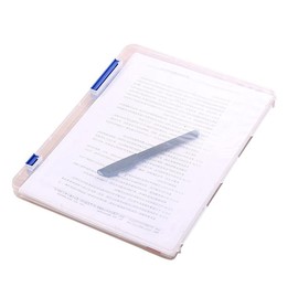 Transparent Plastic A4 File Storage Box Document Protector Case Office Supplies Desk Document Organizers Paper Collections Container(Box only)