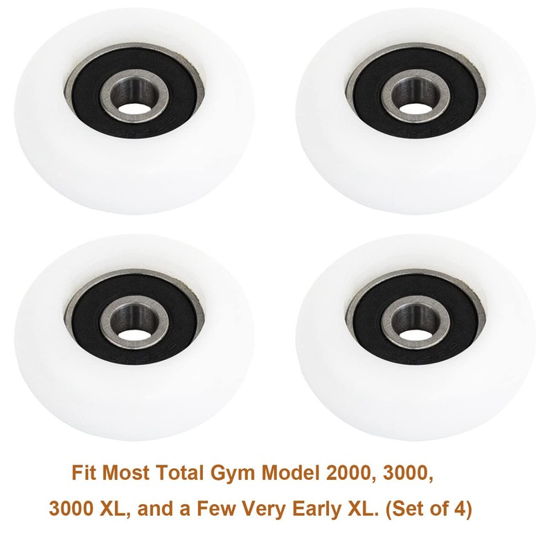 Total Gym Wheels/Rollers 2000, 3000, 3000 XL, and a Few
