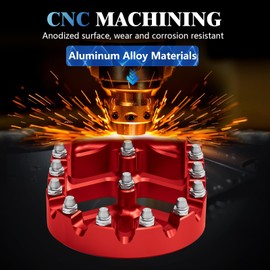 IUVWISN Wider Footpegs CNC for Surron LBX/E-Ride Pro SS/SR/S, Dirt Bike Foot Pegs Non-Slip Wider Design with Heavy-Duty Spring for Sur Ron Eride Pro SS 2.0/3.0 Red