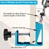 Pocket Hole Jig Kit Dowel Drill Joinery Screw Kit Carpenters