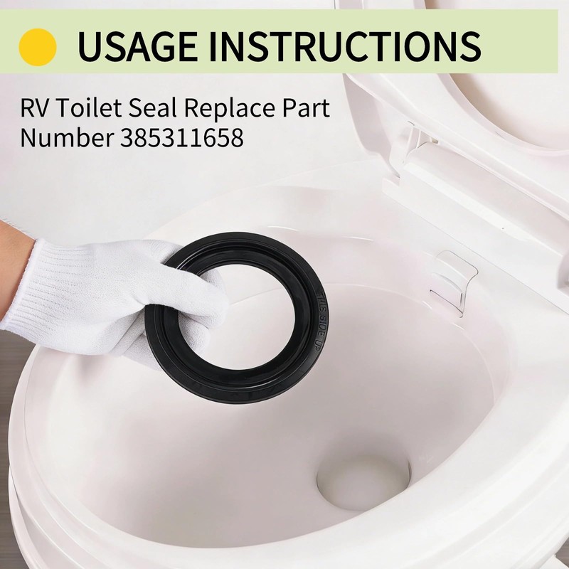 Dewuyanse RV Toilet Seal Replacement for Dometic 300/310/320/400/410/420, 2Pack