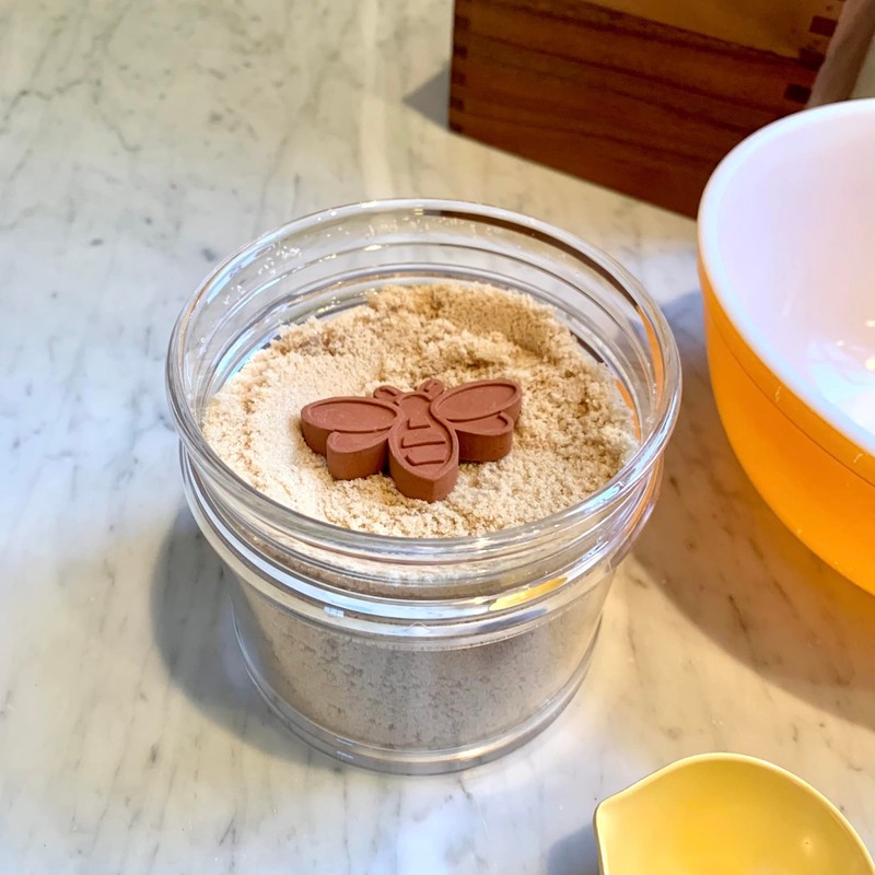 Fox Run Terracotta Brown Sugar Keeper and Saver, Bee, Set