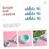 SAFIGLE 1Set Nail Brush Wash Cup with Nail Holders Durable