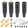 2Set LC-40 Welding Leads Quick Connector, Welding Cable Connectors, Male