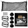 Cargo Storage Net for SUV, Universal Adjustable Trunk Organizer, Double-Layer
