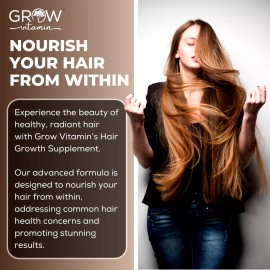 Healing Solutions Grow Vitamin Hair Formula with 27 Ingredients- Thickest, Strongest Hair Growth