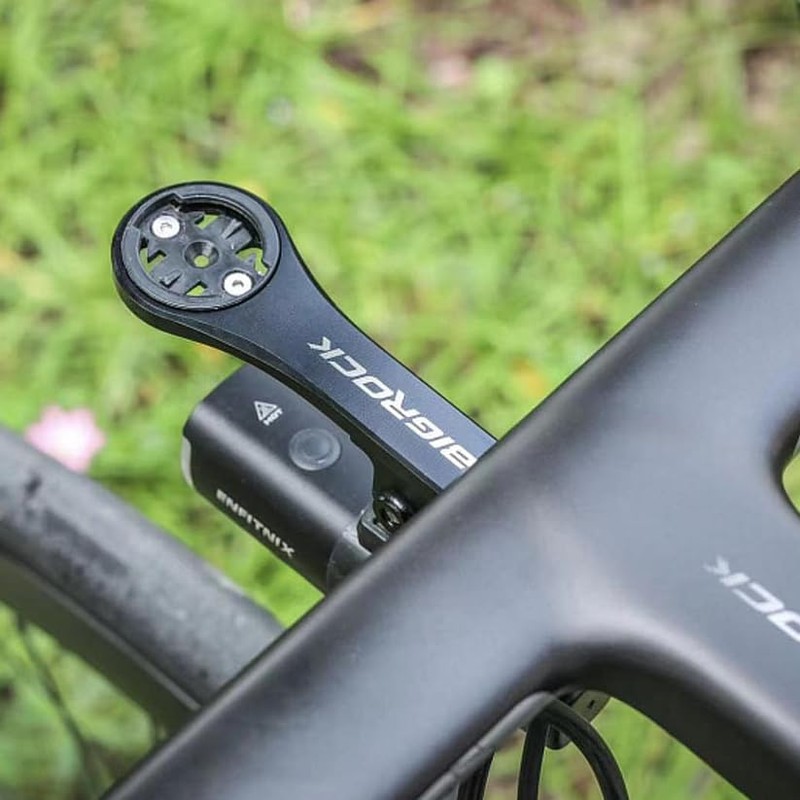 BIGROCK - Aero GPS Mount for Flat Handlebar, Built-in, Compatible